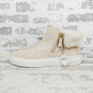 NEW Cole Haan Grandpro Rally Womens Zipper Dressy Booties In Beige T580